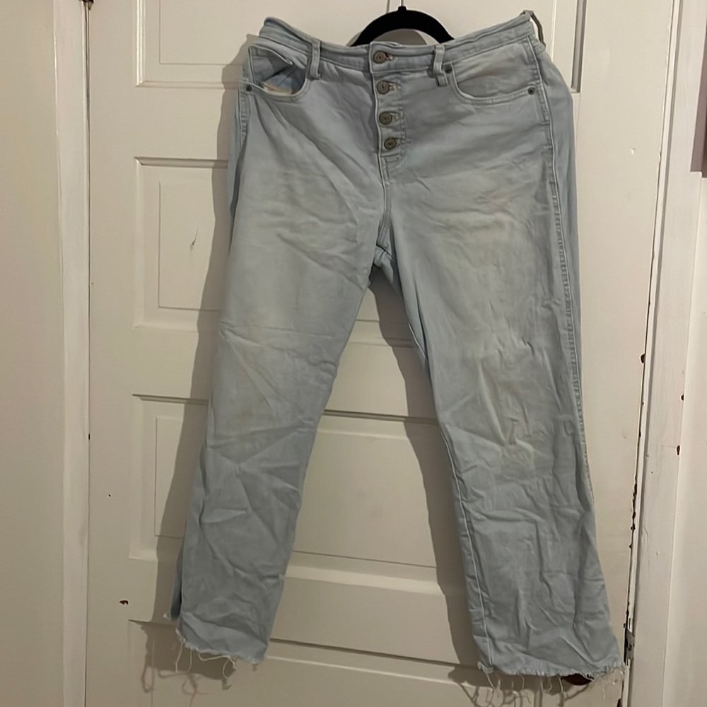 old navy ankle high-rise jeans